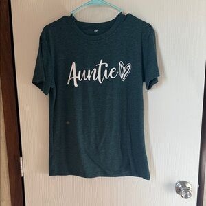 Auntie Women's Green T-Shirt